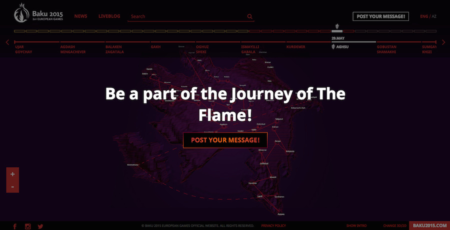 Baku 2015 – Follow the flame