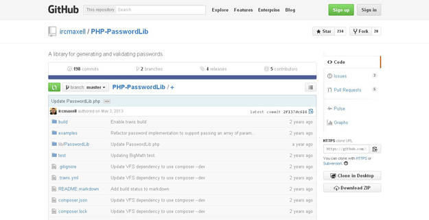 PHP PasswordLib