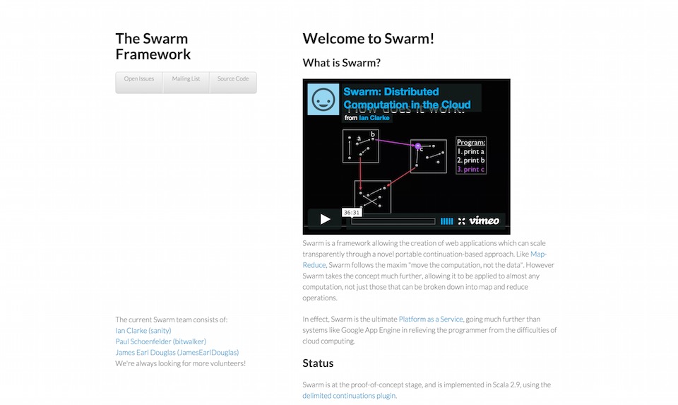 The Swarm Framework