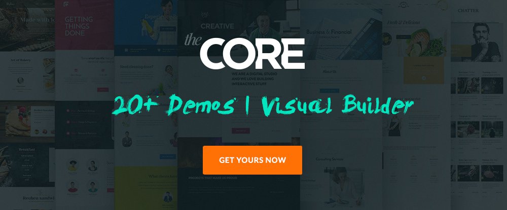 The Core – Multi Purpose WordPress Theme