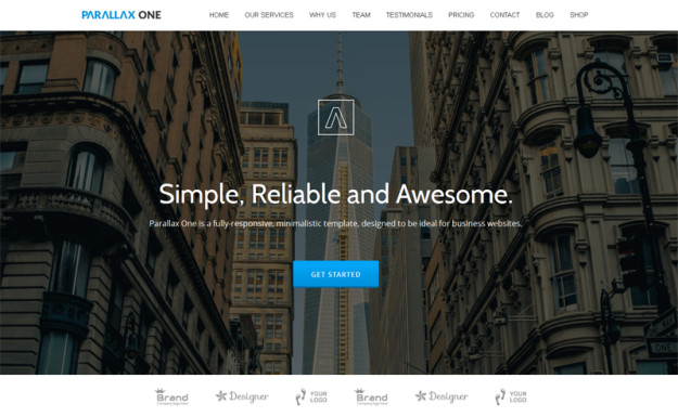 parallax-one-wordpress-theme