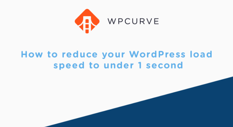 WordPress Speed Infographic