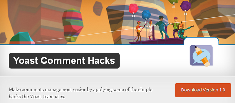 Yoast Comment Hacks wordpress plugin